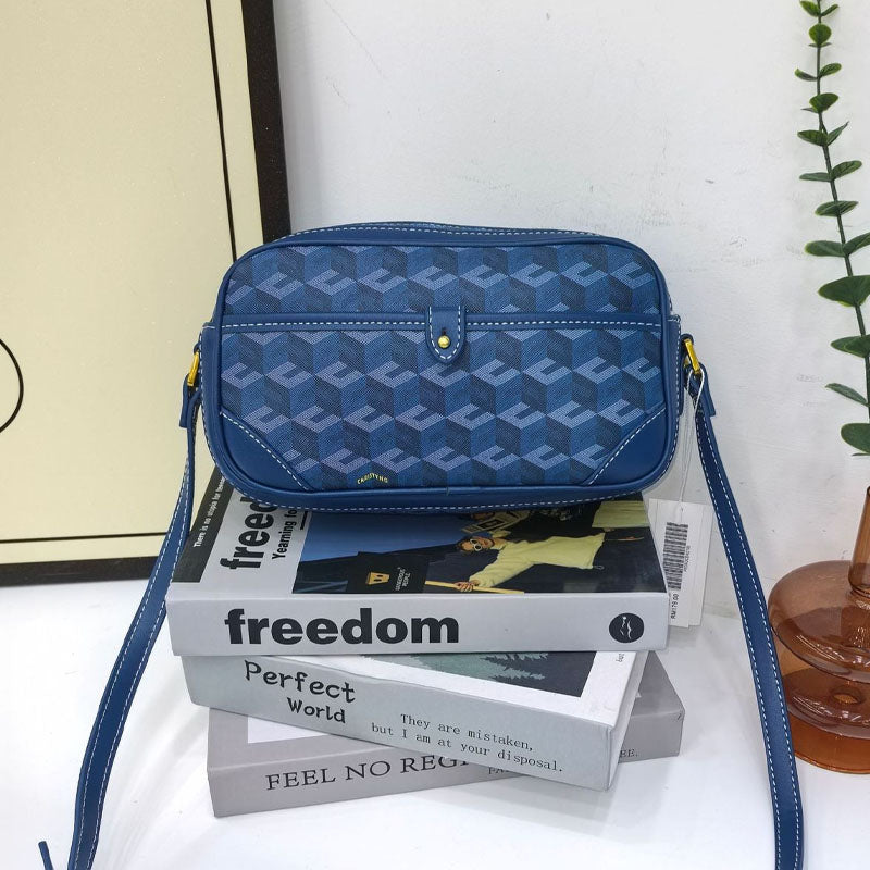 Simple Color Block Square Crossbody Bag 6W10BBG1976