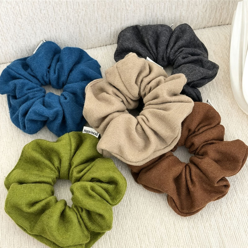 Minimalist Solid Color Knit Elastic Hair 6W6HSR349