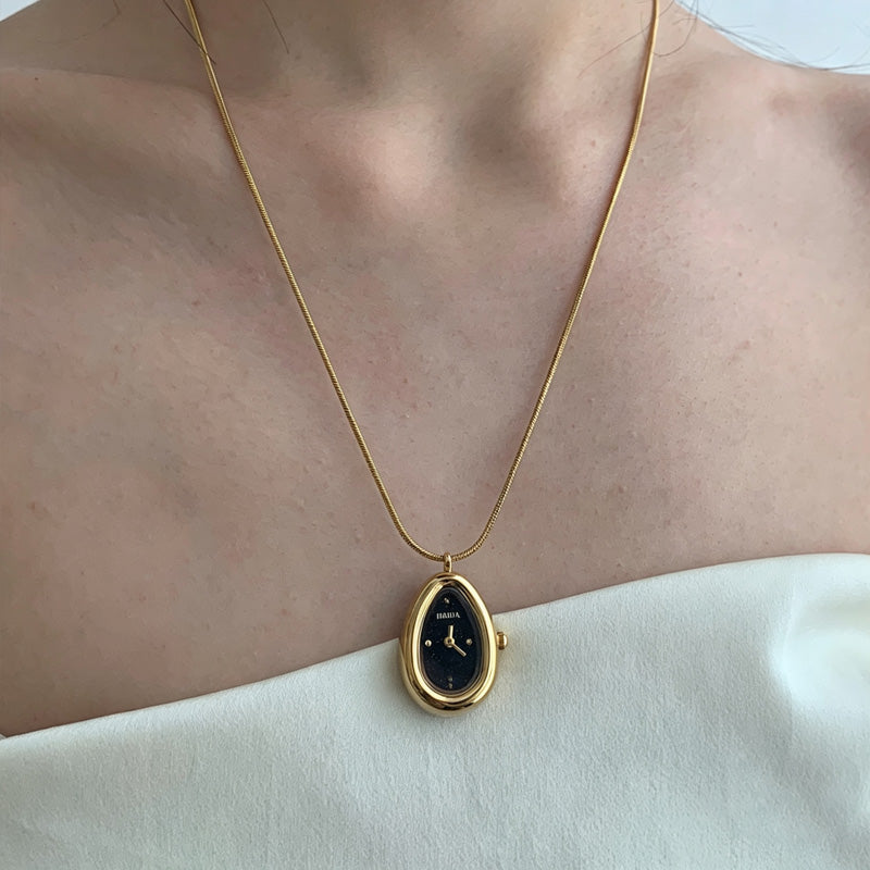 Snake Chain Necklace Watch - DippedShop Wholesale - #1475