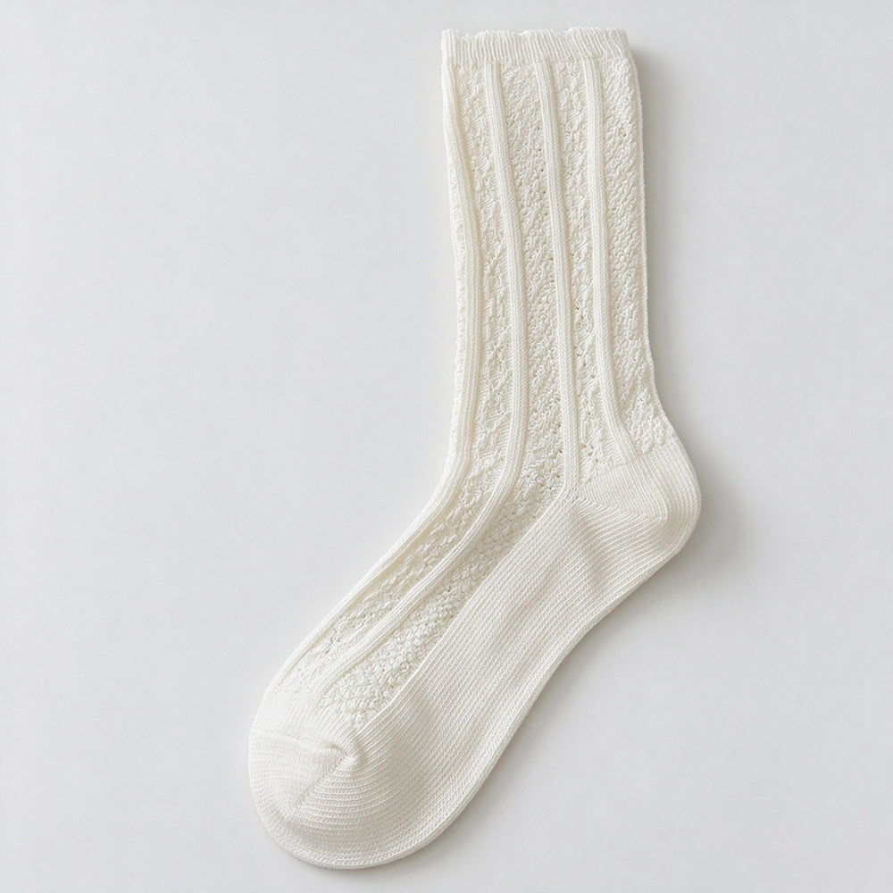 Slouchy Knit Crew Socks - DippedShop Wholesale - #0435