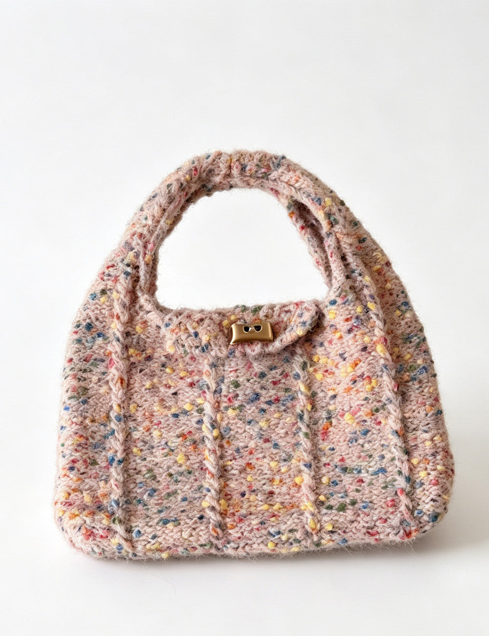 Wool Blend Shoulder Bag - DippedShop Wholesale - #9107