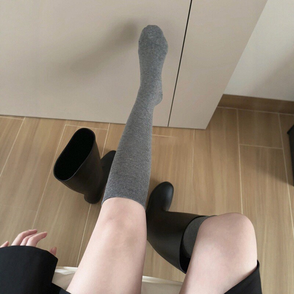 Slouchy Knee High Cotton Boot Stocking Socks 6W8FSO851