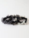 Vintage Mesh Leopard Splice Elastic Hair Tie MK2BLW6W6HHT28