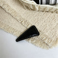 Simple PU Leather Rectangle Snap Hair Clip 6W6HCP1624