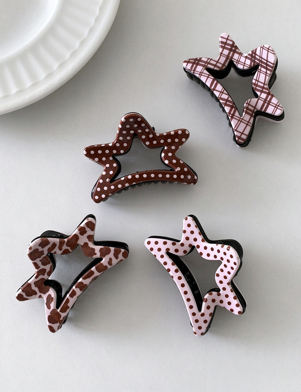Hollow Star Hair Claw - DippedShop Wholesale - #8963