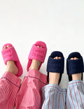 Embroidered Soft Slippers - DippedShop Wholesale - #7843