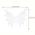 Gothic Style Halloween Matte Bat Wing Hair Claw 6W6HCP1314