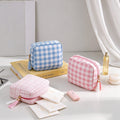 Fresh Color Block Plaid Drawstring - DippedShop Wholesale - #1731