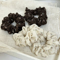 Sweet Floral Print Ruffled Hair Scrunchies 6W6HSR378