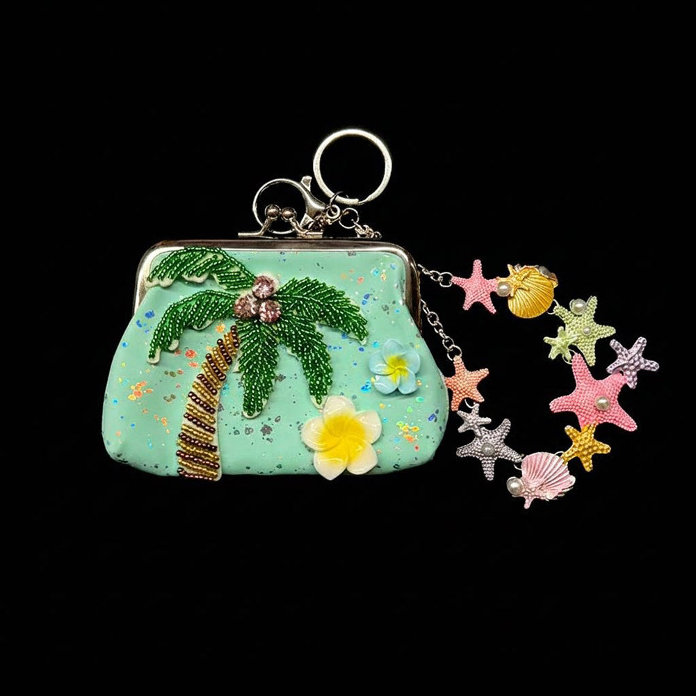 Beaded Starfish Coin Purse - DippedShop Wholesale - #3091