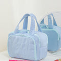 Solid Color Large Capacity Multi Layer Makeup Bag MK2BW6S10BOB91