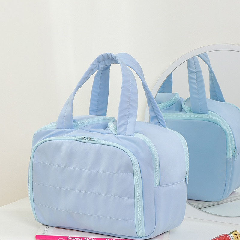 Solid Color Large Capacity Multi Layer Makeup Bag MK2BW6S10BOB91