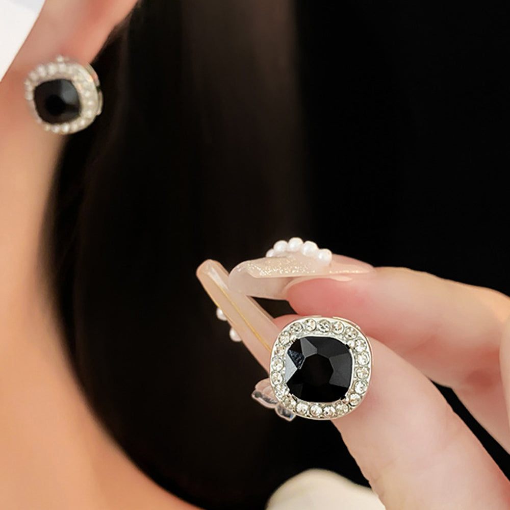 Stylish Rhinestones Geometry Shape Chain Necklace 6W6JNC900