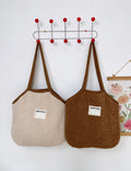 Plush Polka Dot Tote Bag - DippedShop Wholesale - #7555