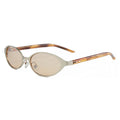 Stylish Cat‑Eye Metal Polarized Sunglasses MK2PPIM6W6GSG225