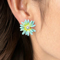 Daisy Stud Earrings - DippedShop Wholesale - #8803