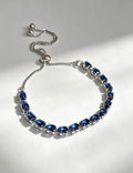 Elegant Rhinestones Floral Chain Bracelet 6W6JBR727
