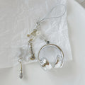 Chic Metal Earphone Microphone Pendant Keychain 6W10BBC391