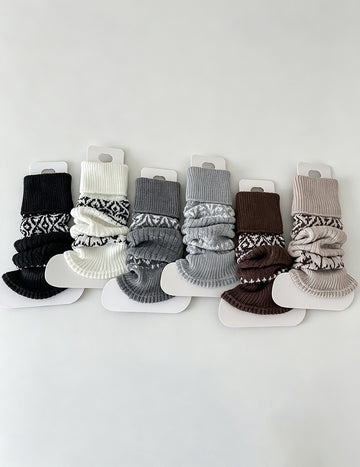 Bohemian Knit Thick Warm Slouch Leg Warmers 6W8FSO878