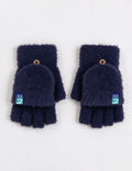 Convertible Fingerless Faux Fur Gloves - DippedShop Wholesale - #3059