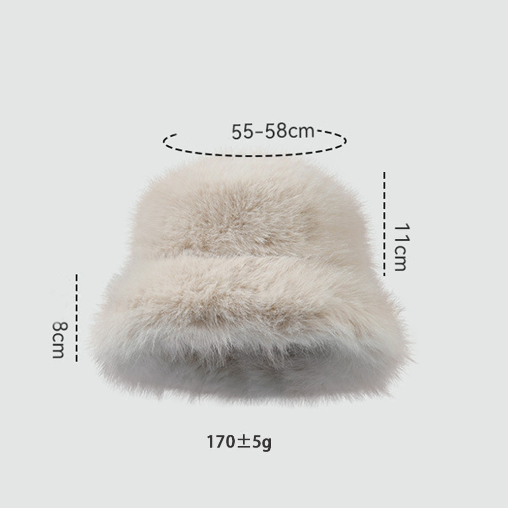 Faux Fur Bucket Hat - DippedShop Wholesale - #0003