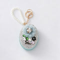 Floral Rhinestone Bag Charm - DippedShop Wholesale - #7651