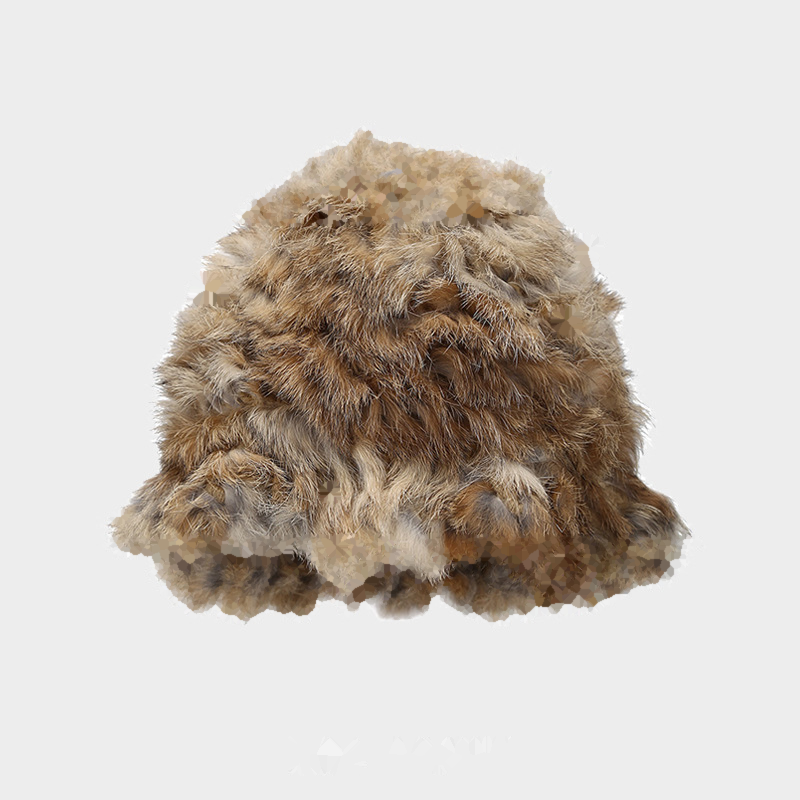 Elegant Faux Rabbit Fur Bucket Hats 6W6HAT679