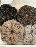 Stylish Colorful Yarn Elastic Scrunchies 6W6HSR387