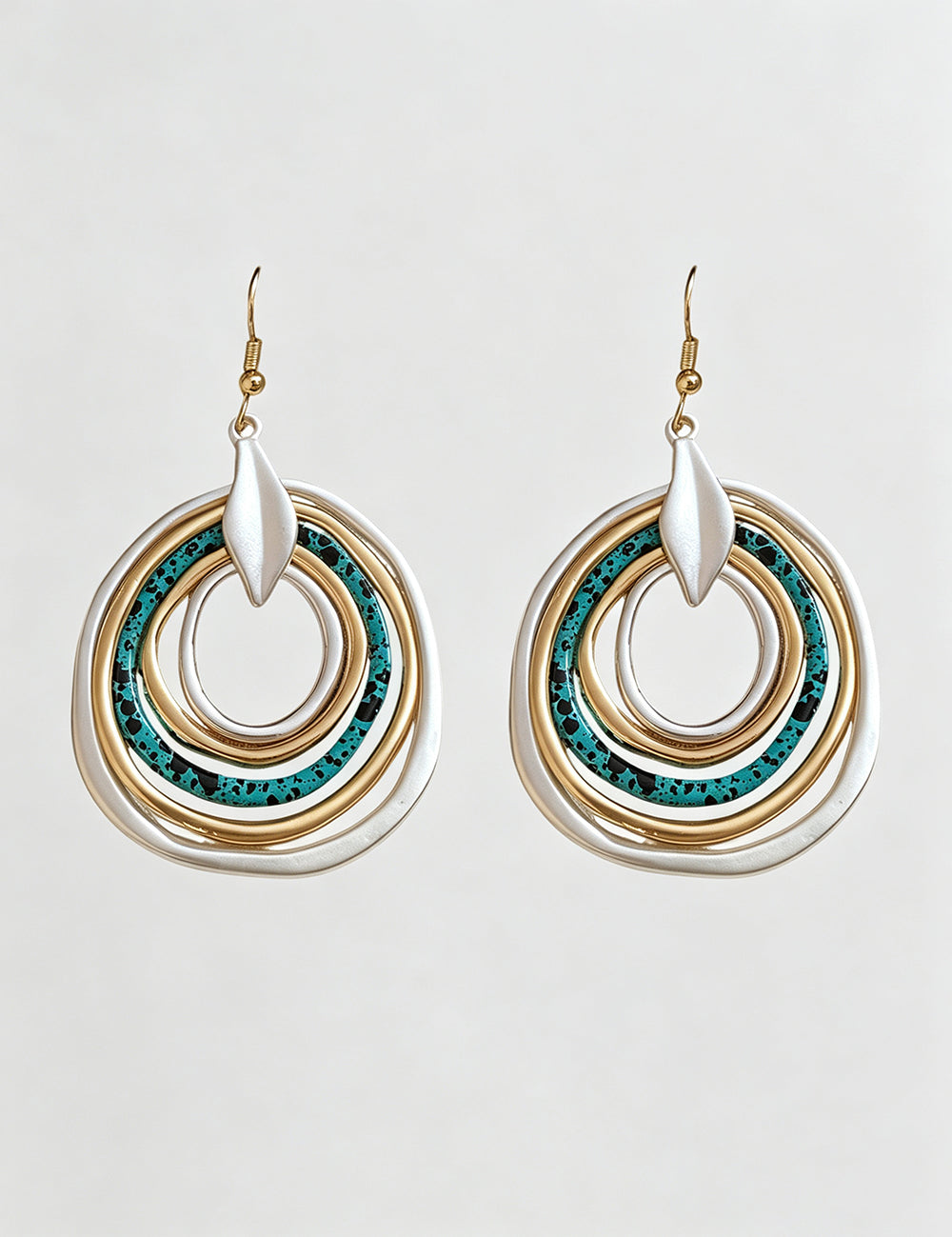 Multi-Layer Concentric Hoop Earrings - DippedShop Wholesale - #4163