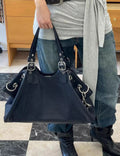 Minimalist Solid Color Large Capacity Tote Bag 6W10BBG1319