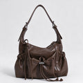 Vintage Drawstring Multiple Pocket Shoulder - DippedShop Wholesale - #2947