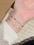 Stylish Gold Plated Diamond Chain Bracelets 6W6JBR482