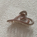 Hollow Heart Hair Claw - DippedShop Wholesale - #8899