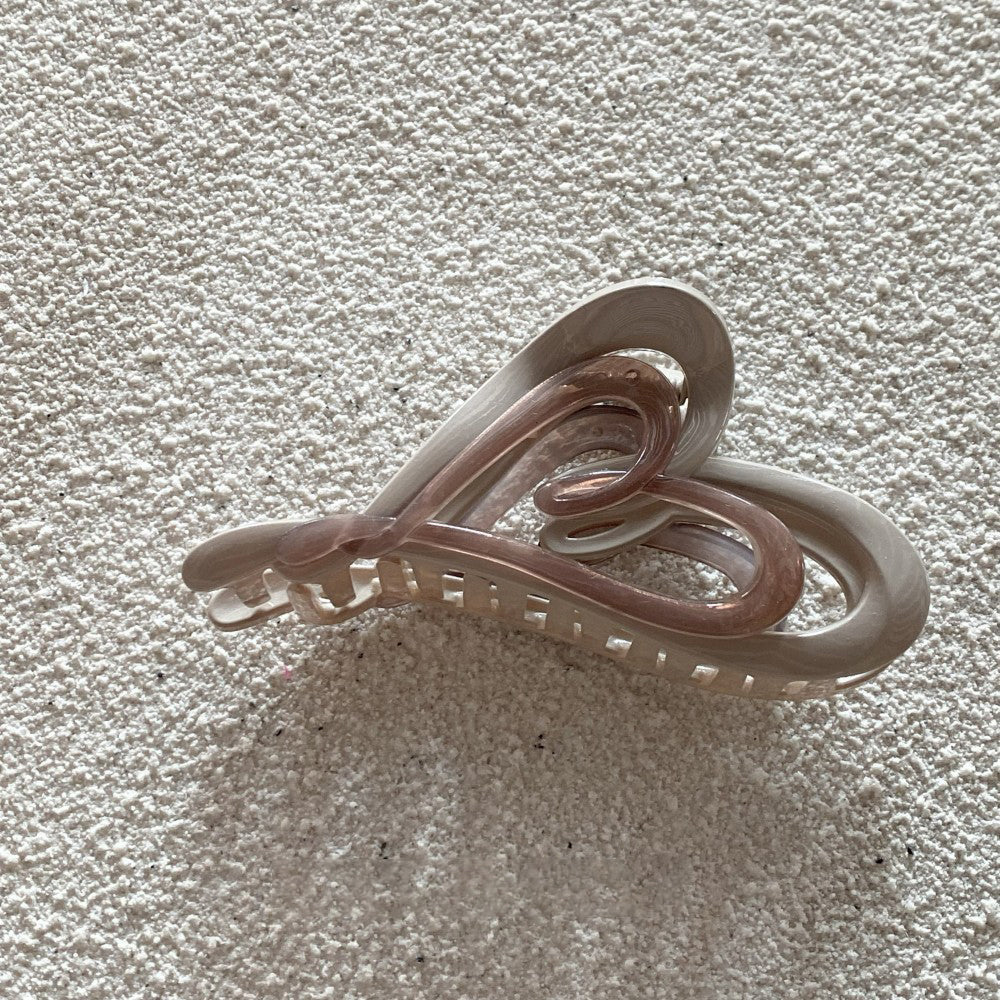 Hollow Heart Hair Claw - DippedShop Wholesale - #8899
