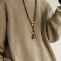 Layered Wooden Star Necklace - DippedShop Wholesale - #6339