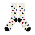 Colorful Polka Dot Tabi Crew Socks 6W8FSO651