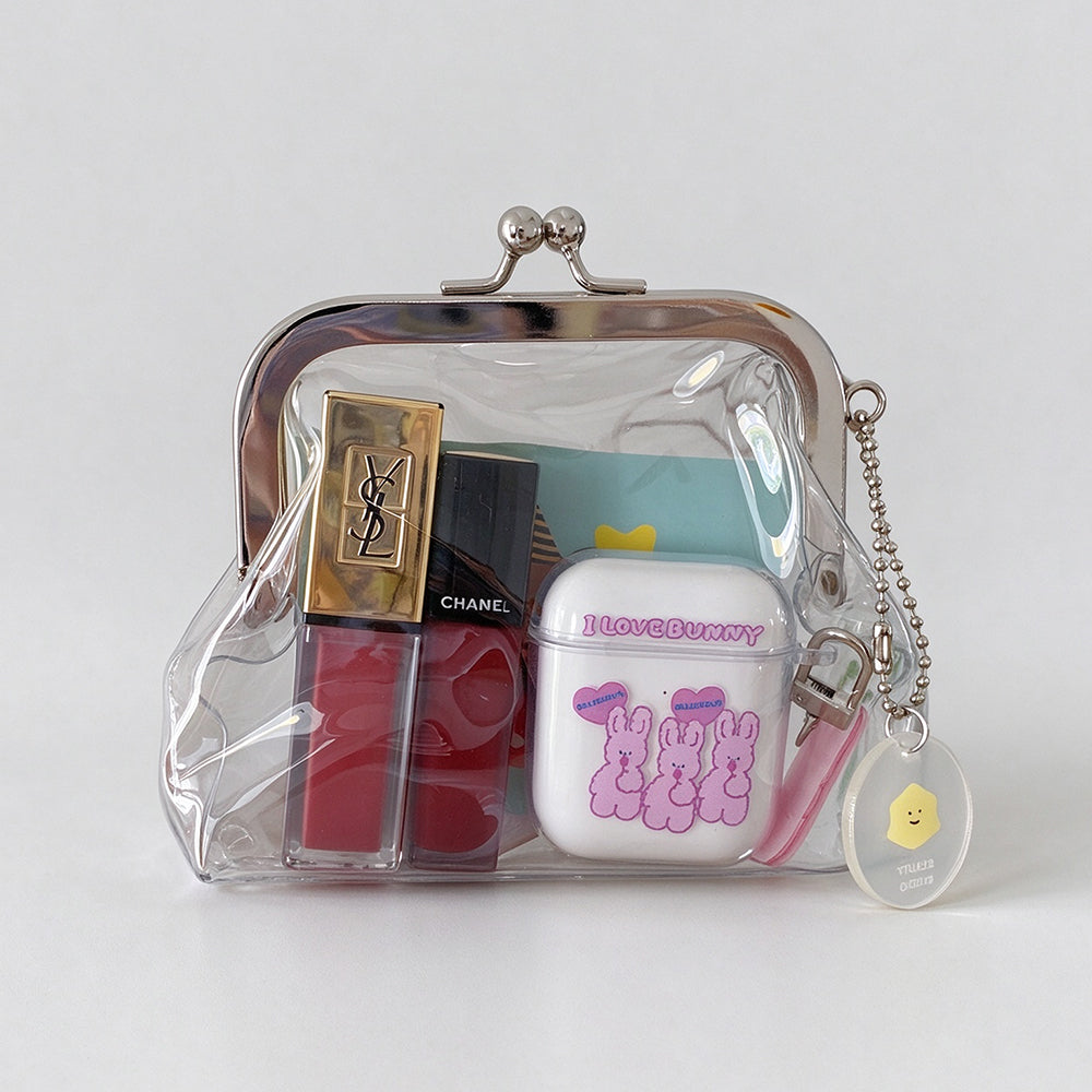 PVC Kiss-Lock Coin Purse - DippedShop Wholesale - #9443