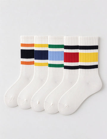 Striped Non-Slip Socks - DippedShop Wholesale - #6611