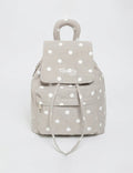 Vintage Leopard Print Letters Embroideries Backpack 6S10BBG1428
