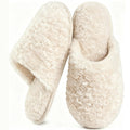 Fuzzy Plush Soft Warm Indoor Non-Slip Slippers 6W8FSP280