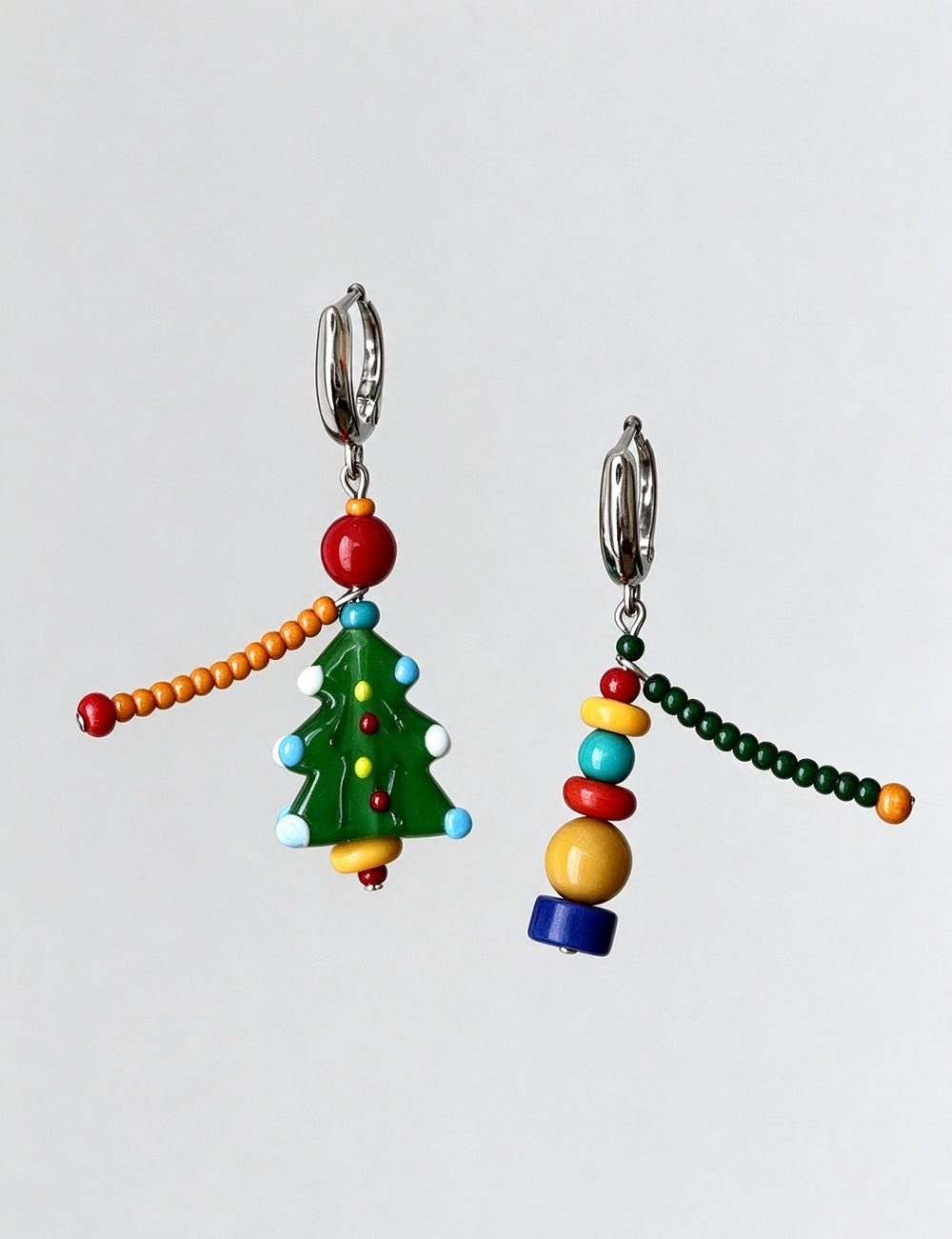 Christmas Tree Drop Earrings - DippedShop Wholesale - #4739