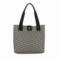 Vintgae Plaid Large Capacity Knit Tote Bag 6W10BBG1813