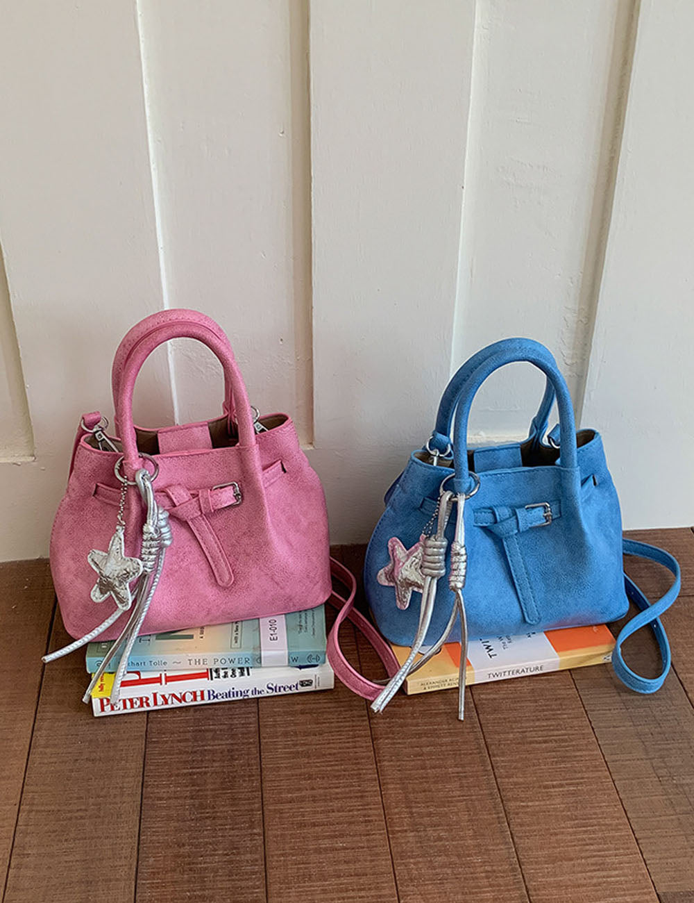 Suede Belt Buckle Handbag - DippedShop Wholesale - #2755