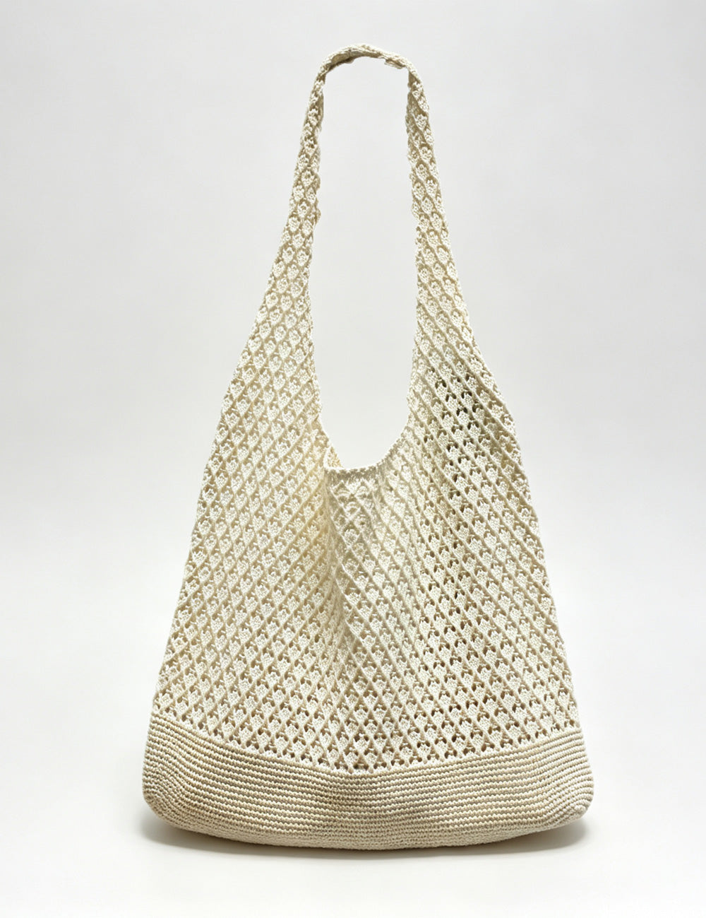Hollow Out Solid Color Knit Ttote Bag 6W10BBG1783