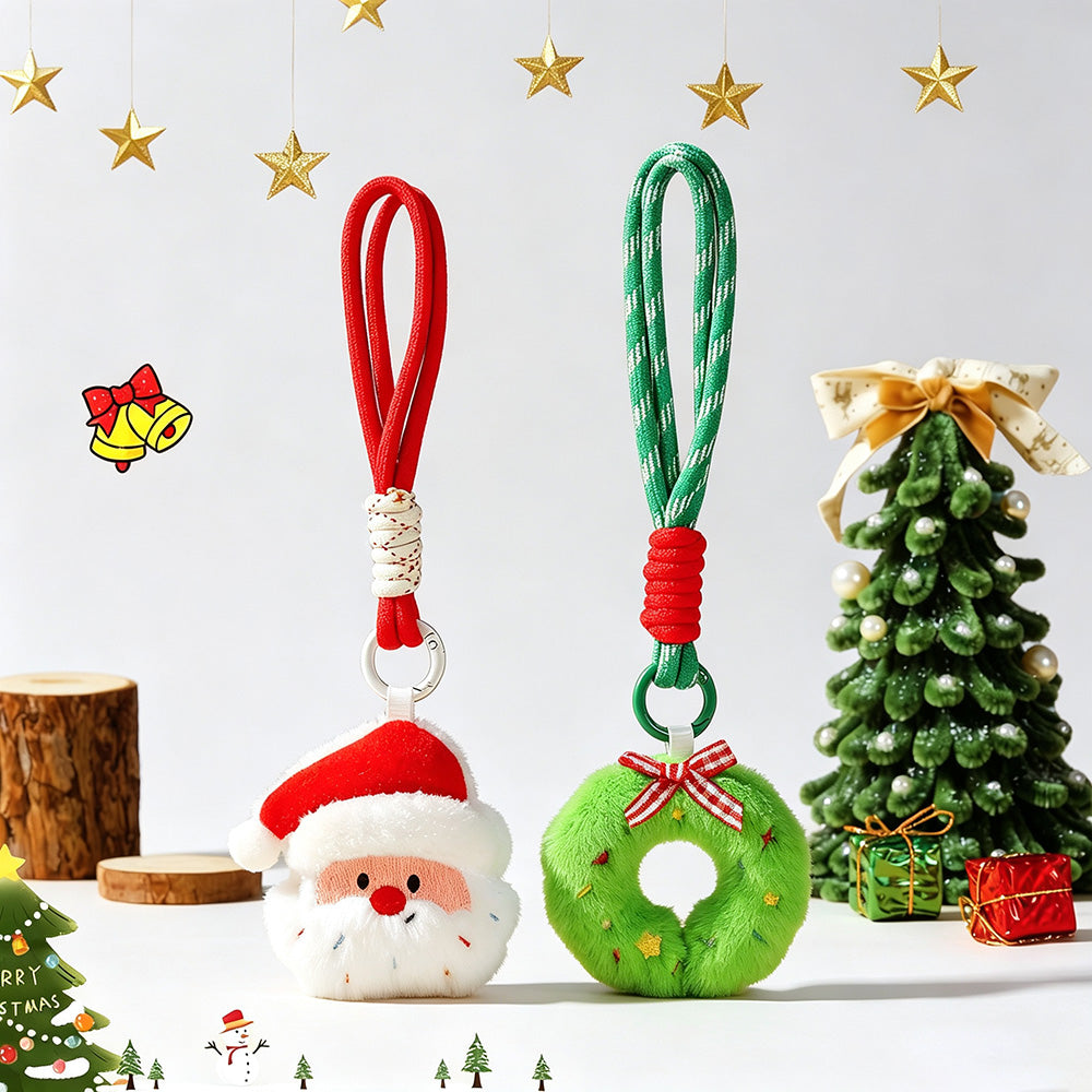 Cute Plush Santa Claus Doll Bag Charm 6W10BBC830