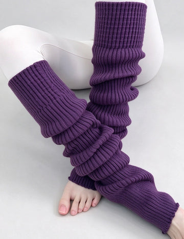 Chunky Ribbed Knit Leg Warmers - DippedShop Wholesale - #8499