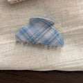 Plaid Acetate Hair Claw - DippedShop Wholesale - #3299
