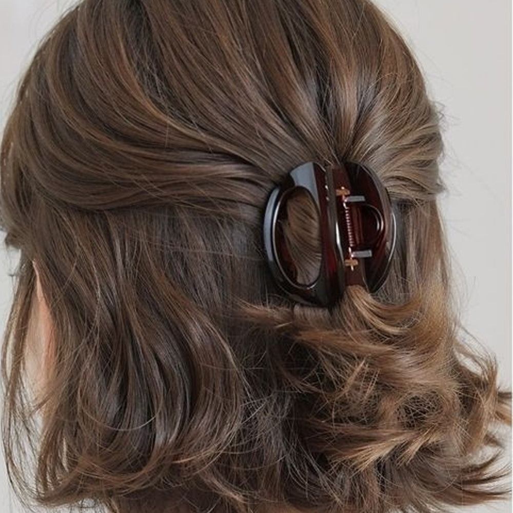 Mini Oval Hair Claw - DippedShop Wholesale - #5187