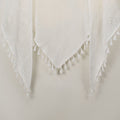 Crochet Tassel Triangle Shawl - DippedShop Wholesale - #7267