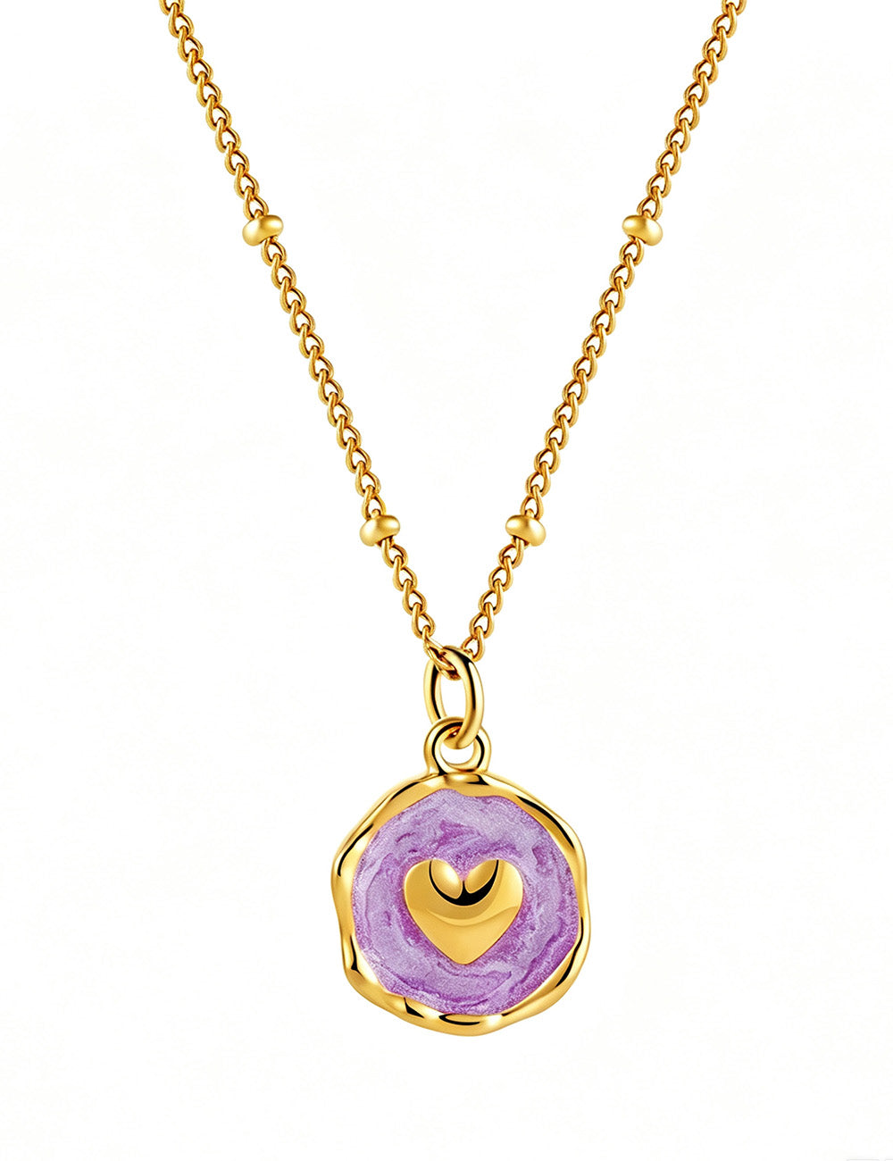 Simple Enamel Irregular Pendant Choker Necklace 6W6JNC398L